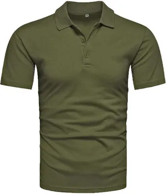 Produktbild von Recea Herren-T-Shirt mit Kragen Gnoth khaki XXL