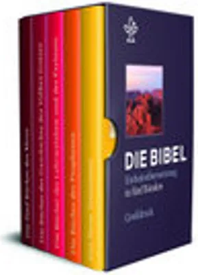 Obrázek produktu pro Bibel in 5 Einzelbüchern in Geschenkkassette, Großdruck