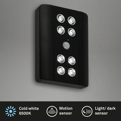 Produktbild von LED Unterbauleuchte Unterbaulampe Bewegungsmelder Lichtsensor 8xLED Briloner