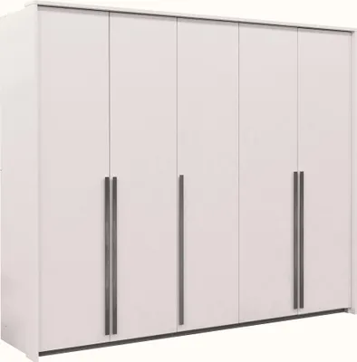Produktbild von Kleiderschrank Genua 255 Schrank 255X217X65 Cm 5 Türiger Drehtürenschrank Sandbeige