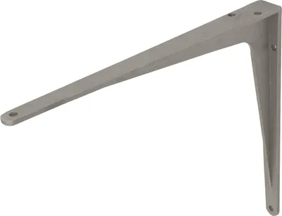 Obrázok produktu pre Držiak police strieborný Herakles hliník 400 x 350 mm - na kus