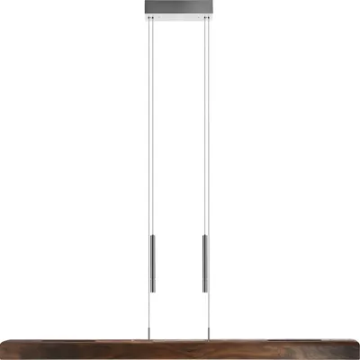 Produktbild von Leonora LED Balkenleuchte Up&Down Massivholz Nussbaum, geölt 180ccm