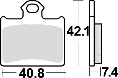 Zdjęcie produktu dla Klocki hamulcowe do tylnego koła motocykla KTM SX 85 (17–14 cali), roczniki 2011–2020 – klocki hamulcowe firmy TRW – nowe