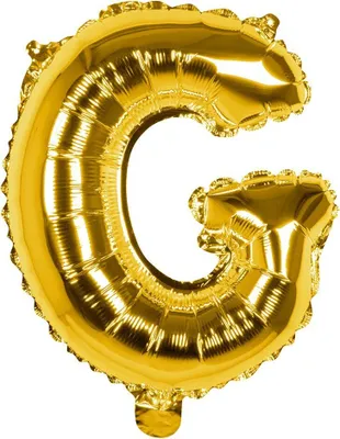 Produktbild von Folienballon G gold 36 cm