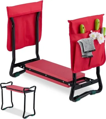 Obrázok produktu pre Stolička do záhrady, červená RD41393