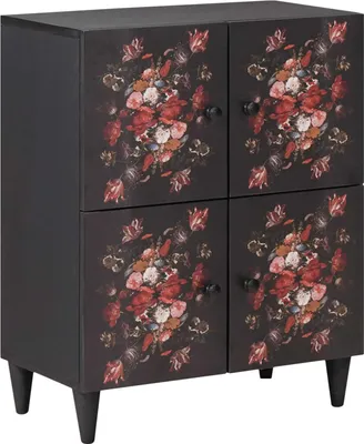 Produktbild von "Schlussverkauf" Medienspeicherschrank moderne - Holz Fernsehschrank - 60x33,5x75 cm Massivholz Mango  C13827