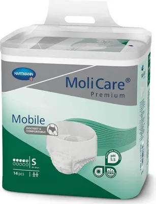 Produktbild von Hartmann MoliCare Premium Mobile 5 Tropfen - Gr S - 14 Stck | Beutel (14 Stck)