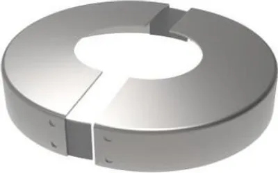 Produktbild von Sellon24® Edelstahl Abdeckrosette Geteilt 103 mm für Rohr 42,4 Abdeckung Blende teilbar V4A Rosette  S24U-0517-042