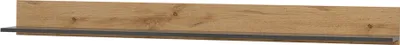 Produktbild von Wandboard CRISP-61 in Wotan Eiche Nb. mit Absetzungen in anthrazit, B/H/T: ca. 170/15/20 cm