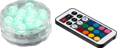 Produktbild von LED-Teelicht - Mehrfarbig - Kunststoff - mit Fernbedienung - mit RGB-Farbwechsel