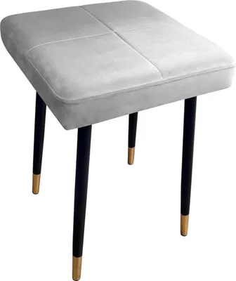 Obrázek produktu pro Stolička SQUARE 2 MG VELVET světle šedá