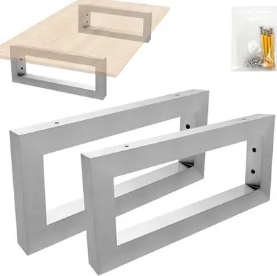 Produktbild von YARDIN 2x konsola ścienna do umywalki, prostokątny wspornik umywalki, konsola do umywalki, wspornik konsoli, 35 cm