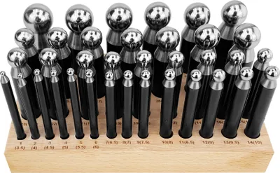 Produktbild von PAULIMOT Kugelpunzen-Set, 36-teilig