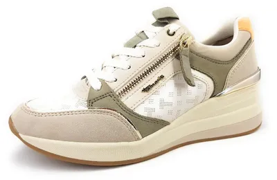 Imagen del producto de Zapatos deportivos de mujer Tamaris, tipo botín con cordones, diseño deportivo, varios colores, para uso diario