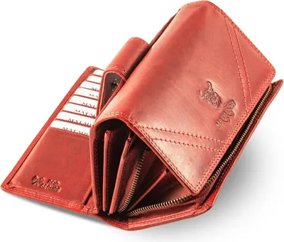 Produktbild von Geldbörse Damen Herren Groß Viele Fächer | Kartenetui Portemonnaie Geldtasche Damen mit RFID NFC Schutz | Portmonee Damen Gross Damenportemonnaie
