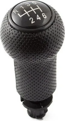 Produktbild von 6-Gang Black Edition Schaltknauf Knauf Schwarz 12mm für VW Audi Seat Skoda