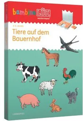 Zdjęcie produktu dla bambinoLÜK-Set. Kindergarten. Tiere auf dem Bauernhof. 3/4/5 Jahre
