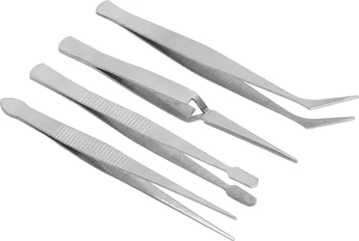 Zdjęcie produktu dla Pęseta do maszyn do szycia i akcesoriów Qcwwy Ergonomiczna pęseta z długą, wygiętą końcówką Szczypce do maszyn do szycia o wysokiej wytrzymałości Uniwersalna pęseta do maszyn do szycia Precyzyjne narzędzie do naprawy 4 szt