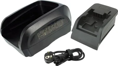 Immagine prodotto di Caricabatterie PowerSmart 18V per Black & Decker GXC1000L, HP186F4L, HP186F4LBK
