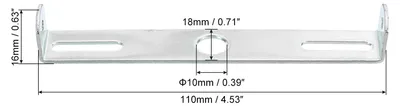 Produktbild von 1 Satz Deckenleuchte Platte Kit 115x20x16mm Beleuchtung K?rper Montagehalterung fš¹r Haus Bš¹ro Kronleuchter