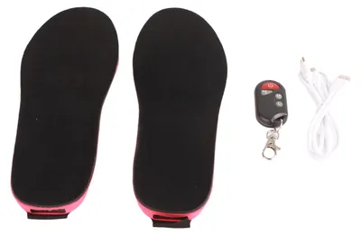 Produktbild von Beheizte Einlegesohlen, DIY, schneidbar, intelligente Fernbedienung, USB wiederaufladbar, elektrische Heizung für Männer und Frauen, Outdoor, Größe 35–40