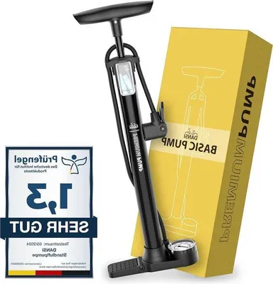 Produktbild von Famanu Standpumpe - kompakt und leicht, mit Manometer