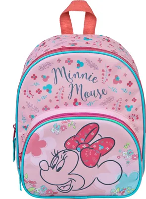Produktbild von Kindergartenrucksack Minnie Mouse Mädchen - Rucksack 2 Fächer rosa