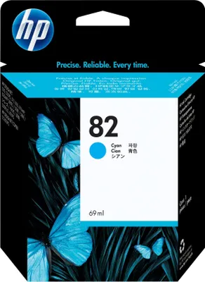 Produktbild von Original Tinte hp 82 (C4911A) für hp cyan