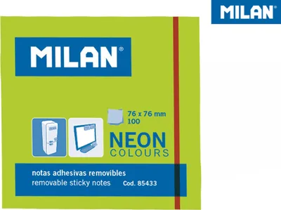 Produktbild von Haftnotizen Milan 76 x 76 mm grün 10 Stück