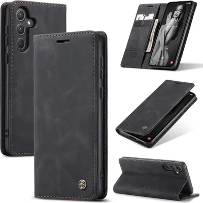 Produktbild von Hülle Samsung Galaxy A17 / A17 5G Handyhülle Klapphülle Tasche Etui Flip Case Schwarz