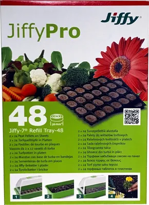 Produktbild von Jiffy Pro Torfquelltabs Nachfüllplatte für Zimmergewächshaus