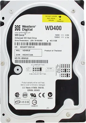 Produktbild von Festplatte WD WD400LB 40GB 2Mb Cache 7200Rpm Ata 3.5'' Zoll