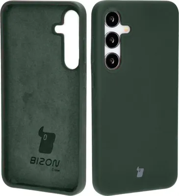 Produktbild von Bizon Soft Case für Galaxy S24 Plus, Dunkelgrün