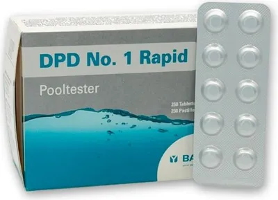 Produktbild von Bayrol Testtabletten 250 x DPD 1 Chlor-Wert für Pooltester