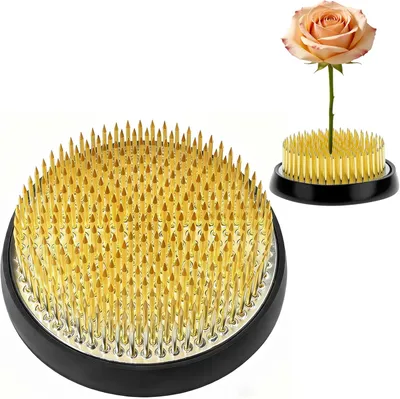 Produktbild von Blumenstecker Kenzan rund, Edelstahl, 1 Stück, für die Floristik