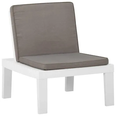 Image de Chaise de jardin avec coussin pour l'extérieur