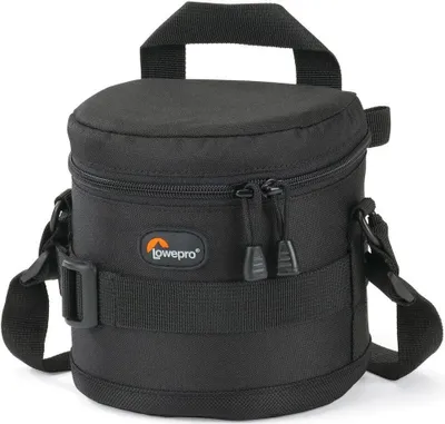 Produktbild von Lowepro Lens Case 11x11, Gürtel, Hand, Schwarz, 100 g, 110 x 110 x 110 mm, 175 x 155 x 165 mm