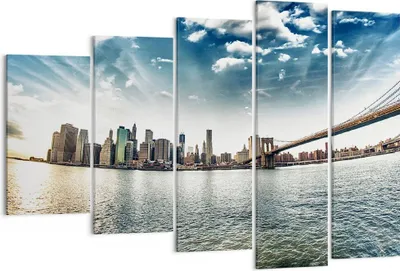 Produktbild von Bild auf Leinwand - Leinwandbild - Amerika wohnung architektur gebäude - 150x100cm - Wand Bild - Wanddeko - Leinwanddruck - Bilder - Kunstdruck - Leinwand bilder - Wandkunst - EG150x100-2430