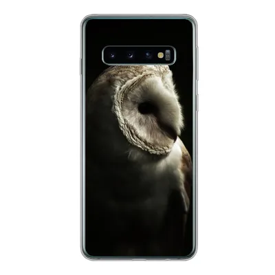 Produktbild von MuchoWow® Handyhülle Schutzhülle Hülle für Samsung Galaxy S10 Eule - Vogel - Porträt Silikon Softcase Handy Hülle - Handytasche