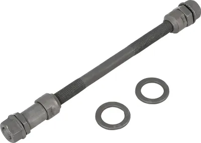 Produktbild von 1 Satz 9,5mm Radnabenachse Hinterachse feststehende Achse für Fahrrad Schwarz