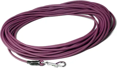 Produktbild von Mystique® Biothane Schleppleine rund 6mm Standard Karabiner weinrot 5m