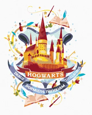 Image de Zuty - Peinture par numéros - VERRUES PEINTES (HARRY POTTER), 40 x 50 cm, sans cadre et sans tension de la toile