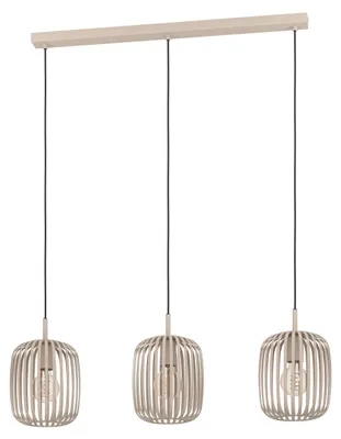 Immagine prodotto di Eglo 900497 ROMAZZINA E27 tripla lampada a sospensione 900x200mm Colore sabbia