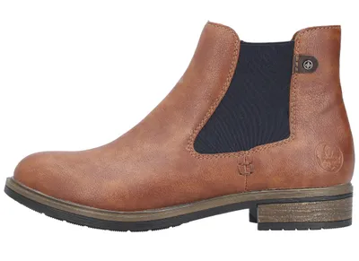 Obrázok produktu pre Rieker dámske chelsea boots/ členkové topánky hnedé z umelej kože veľkosť: 42
