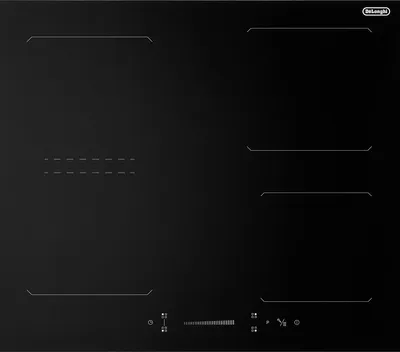Immagine prodotto di De'Longhi YLI 61 BG, Nero, Da incasso, 60 cm, Piano cottura a induzione con zone, VetroVetroceramica, 4 zone/zone