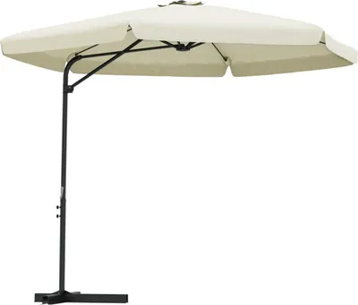 Obrázek produktu pro vidaXL Slunečník s ocelovým stožárem 300 cm Sand White