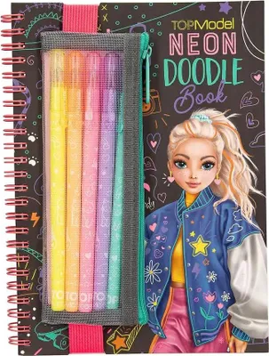 Image de Depesche TopModel Néon Doodle Set de coloriage