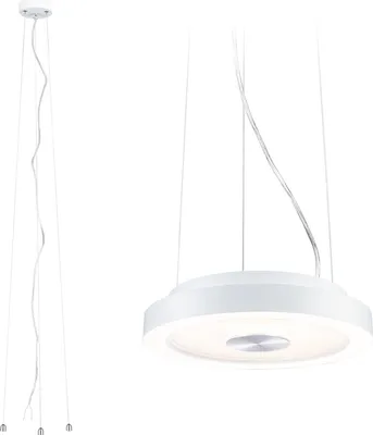 Zdjęcie produktu dla Lampa sufitowa LED Volea 3000K 470lm / 1650lm 230V 3,5W / 13W ściemnialna biała, srebrna