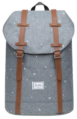 Productafbeelding van Laptoprugzak, grijs, 12,6 liter, met vak voor 12-inch laptop, waterafstotend, gemaakt van 600D polyester