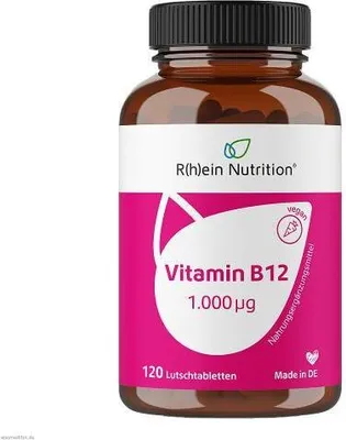 Obrázek produktu pro Vitamin B12 1 000 μg pastilky vegan 120 ks